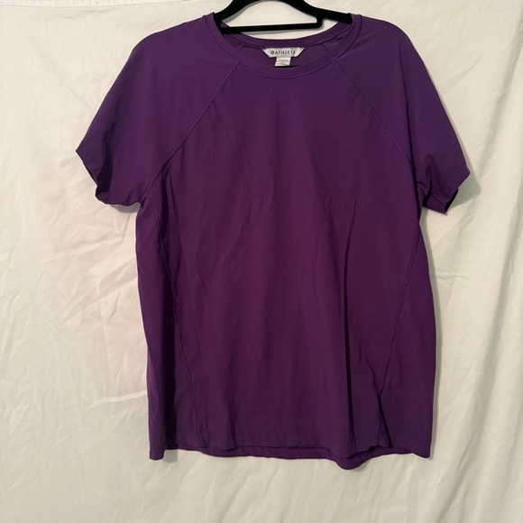Athleta Tops - Athleta Ultimate Train Tee Purple Women's Short Sleeve